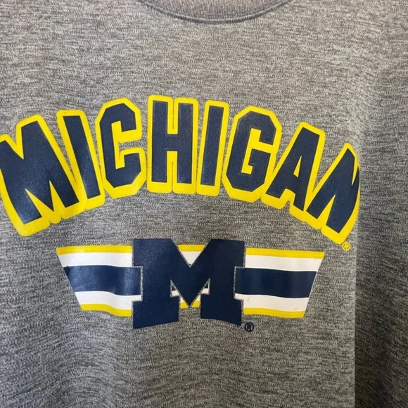 Profile Varsity Men's Michigan Wolverines Black Big and Tall Shirt 4XLT - Picture 7 of 7